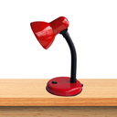 Ver imagem 7 de Luminária Mesa Abajur 35cm Articulada Flexível Pt-06: Vermelho