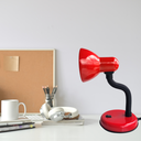 Ver mais imagens de Luminária Mesa Abajur 35cm Articulada Flexível Pt-06: Vermelho