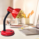 Ver imagem 2 de Luminária Mesa Abajur 35cm Articulada Flexível Pt-06: Vermelho