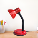 Ver imagem 4 de Luminária Mesa Abajur 35cm Articulada Flexível Pt-06: Vermelho