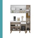 Ver imagem 6 de Armário de Cozinha Gallery Slay 7 Portas 1 Gaveta MDP 135.5cm Branco