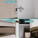 Ver imagem 4 de Armário de Cozinha Gallery Slay 7 Portas 1 Gaveta MDP 135.5cm Branco