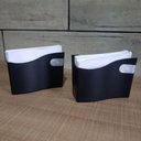 Ver imagem 7 de Porta Guardanapo Médio 14cm Suporte Guardanapo Mesa Restaurante Bar Brinox Preto