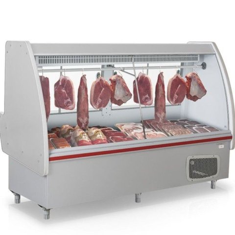 Balcão Frigorífico Açougue Pop GAPS160 Cinza Gelopar 220V