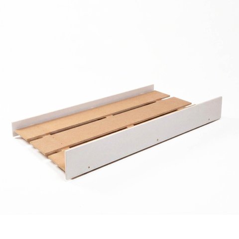 Cama Auxiliar Infantil Climb Casatema MadeiraOriginals Branco/Madeira Natural