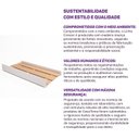 Ver imagem 4 de Cama Auxiliar Infantil Climb Casatema MadeiraOriginals Branco/Madeira Natural