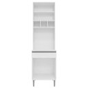 Ver imagem 3 de Paneleiro Torre Quente Armário de Cozinha Andréia 04 Portas Branco - Desk Design