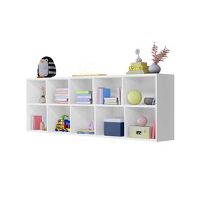 Multiuso Com 10 Nichos Organizador Branco MDF