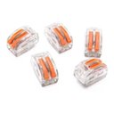 Ver imagem 2 de 15 Conector Elétrico Borne Emenda 2 Fios Tipo Wago 222-412