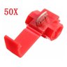 50 X Conector Elétrico De Derivação Emenda Fios 0,5 A 1,5mm - 2