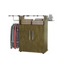 Ver imagem 1 de Tábua de Passar com Multiuso e Cabideiro Amélia - Amêndoa Wood- Móveis Primus