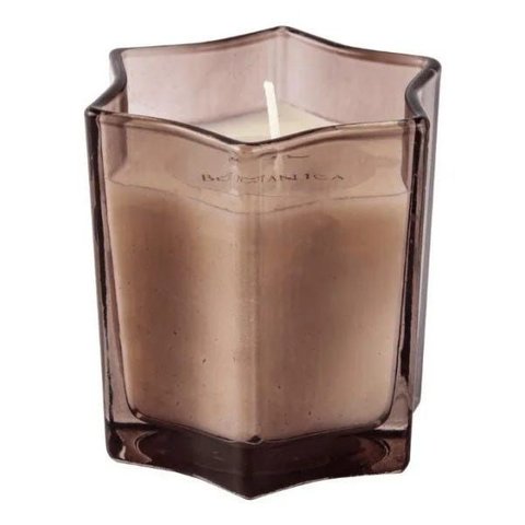 Vela Perfumada Aromática Decorativa Copo Vidro Estrela Fumê