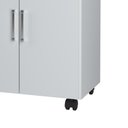 Ver imagem 3 de Balcão com Nicho para Micro-ondas 2 Portas Ipê Branco - Móveis Primus