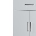 Ver imagem 2 de Balcão com Nicho para Micro-ondas 2 Portas Ipê Branco - Móveis Primus