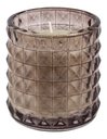 Ver imagem 1 de Vela Perfumada Aromática Decorativa Copo Vidro Diamond Fumê
