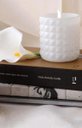 Ver imagem 3 de Vela Perfumada Aromática Decorativa Copo de Vidro Branco