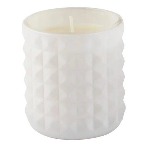 Vela Perfumada Aromática Decorativa Copo de Vidro Branco