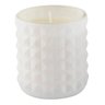 Vela Perfumada Aromática Decorativa Copo De Vidro Branco - 1