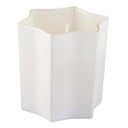 Ver imagem 1 de Vela Perfumada Aromática Decorativa em Vidro Branco Estrela