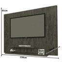 Ver imagem 3 de Painel para TV 42 Polegadas Don Freijo/Perola - Móveis Primus