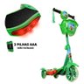 Brinquedo Patinete Infantil Patrulha Canina 3 Rodas com Luz. - 6