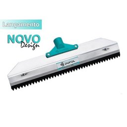 Rodo Dentado 40cm Alumínio Reforçado + Lâmina Dentada 40 cm - Borracha - PT4 (PARA ATINGIR APROX. 4M - 4