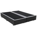 Ver imagem 1 de Base Box Casal Bipartido Sintético Cinza 30x138x188