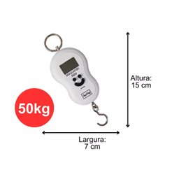 Balança Digital com Gancho Comercial Multifuncional 50kg - 4