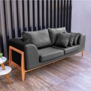 Ver imagem 2 de Sofa 02 Lugares Lucy 2,25m Facto Escama Preto