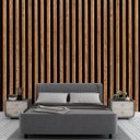 Ver imagem 3 de Papel de Parede Adesivo Autocolante Madeira Ripada Black