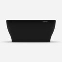 Ver imagem 3 de CUBA TASSA SQUARE RUBI BADENZA PRETO ONIX ACETINADO 31x31x13,5 cm