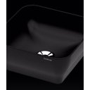 Ver imagem 4 de CUBA TASSA SQUARE RUBI BADENZA PRETO ONIX ACETINADO 31x31x13,5 cm