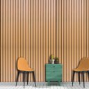 Ver imagem 2 de Papel de Parede Adesivo Autocolante Ripado Amadeirado