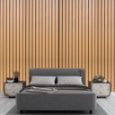 Ver imagem 3 de Papel de Parede Adesivo Autocolante Ripado Amadeirado