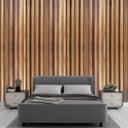 Ver imagem 4 de Papel de Parede Autocolante Madeira Ripada Carvalho Adesivo