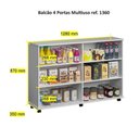 Ver imagem 5 de Balcão 3 Portas 1 Gaveta 1415 Ilan