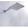Ducha chuveiro cromado Quadrado 30x30 com braço de parede - 1