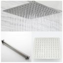 Ver imagem 3 de Ducha chuveiro cromado Quadrado 30x30 com braço de parede
