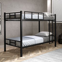 Ver imagem 1 de Beliche Cama Crianças Bicama Aço Resistente Grade Segurança:preta