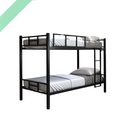 Ver imagem 5 de Beliche Cama Crianças Bicama Aço Resistente Grade Segurança:preta