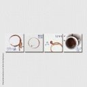 Ver imagem 1 de Hora do Café - Quadros ou Placas Modulares com 4 Peças