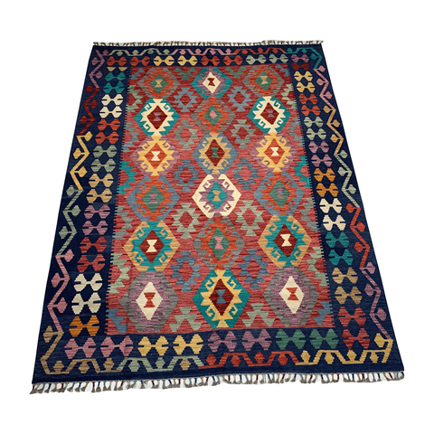 Tapete Kilim Afegão 2,43 x 1,76m