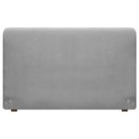 Ver imagem 3 de Cabeceira Orgânica Moscou 195cm para Cama Box King Bouclê - Sofa Store:bouclê Cinza Claro