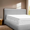 Ver imagem 2 de Cabeceira Orgânica Moscou 195cm para Cama Box King Bouclê - Sofa Store:bouclê Cinza Claro