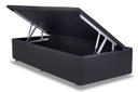 Ver imagem 1 de Cama Box Bau Solteiro Corino 88 X 188cm:cinza