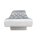 Ver imagem 3 de Maca Ana Estética Capitone 80 Cm Slk Decor Opala Bege