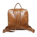 Ver imagem 4 de Mochila Feminina de Couro Liz - Caramelo