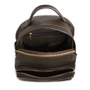 Ver imagem 5 de Mochila Feminina de Couro Laura - Marrom Café