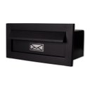 Ver imagem 1 de Caixa Correio Carta Luxo Hat Chapeu Preta Fosca 25 Cm Profundidade