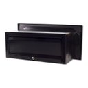 Ver imagem 3 de Caixa Correio Carta Luxo Hat Chapeu Preta Fosca 25 Cm Profundidade